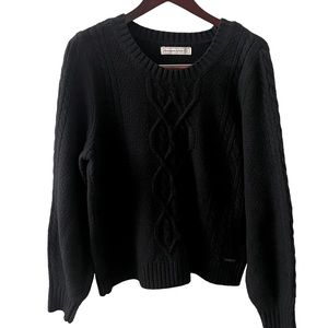 ABercrombie & Fitch Womens Woven Sweater in Sixe XL..